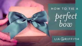 How to Tie a Perfect Bow [upl. by Nnaegroeg]