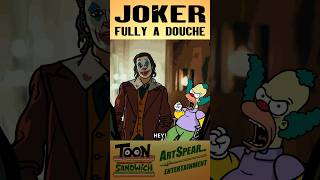 Joker gets clowned on  TOON SANDWICH funny joker dc clown joaquinphoenix animation [upl. by Townshend]