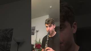 TMEA 20222023 Clarinet Etude 1 [upl. by Ttezil]