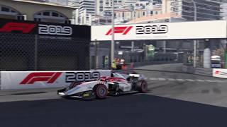 F1 2019  F2 Monaco Hotlap  Setup [upl. by Meesaw]