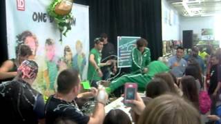 One Direction Silly String Fight Somerdale NJ [upl. by Ahsyekat]