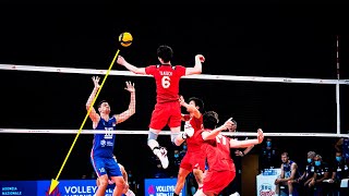 Akihiro Yamauchi  山内 晶大  Japanese Middle Blocker  Best Spikes  HD [upl. by Ahsikcin361]