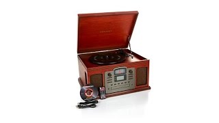 Crosley Director 8in1 Record Player with CD Recorder [upl. by Anehsak]