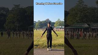 💪Running Before Exercise youtubeshorts fitnessmotivation exercisemotivation assampolice 👈 [upl. by Idnil737]