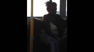 Aboriginal lady sniffing glue on the 212 bus [upl. by Eniamahs139]