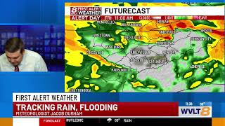 Tracking rain and flooding brought by Helene that will affect your day [upl. by Emerick]