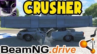 CAR CRUSHER Carnage amp Demolition  BeamNG drive [upl. by Eimile376]