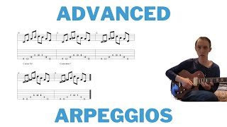 Advanced Arpeggios Guitar Lesson with Tabs 🎸 [upl. by Azil66]