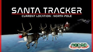 LIVE NORAD Santa Tracker 2022 [upl. by Analart]