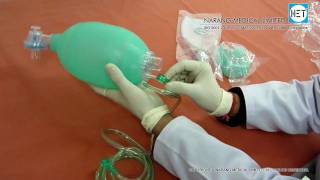 Artificial Resuscitator Reanimation Bag Silicone Adult Item Code AN200G [upl. by Baudin650]