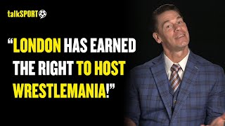 John Cena Discusses WrestleMania In London New Role In The Film Jackpot amp Supporting Celtic 🤼‍♂️🔥 [upl. by Cullen]