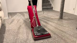 THE BEST Vacuum Sound and Video Sanitaire Heavy Duty Commercial Vacuum Cleaner [upl. by Suivatra399]