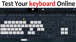 Keyboard Test Online  Check All Keyboard Buttons Working Properly or Not [upl. by Okiruy986]