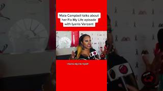 Actress Maia Campbell talks about her episode of Fix My Life with Iyanla Vanzant  Studio Q [upl. by Sessylu552]