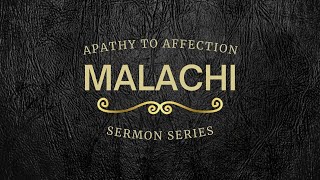 Malachi Apathy to Affection  Keep Faith with Marriage  Rev Mulholland  4 Feb 2024 [upl. by Eelarak]