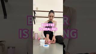 BLISTER IS HEALING ballerinaballetdancerpointeshoesgoodmorningrehearsalblisterballetdancer [upl. by Anolahs]