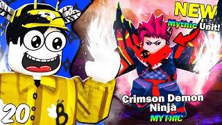 Anime Defenders  Crimson Demon Ninja Ang Pinaka Malakas Na Fire Mythical Unit Sa Mundo [upl. by Mcknight466]