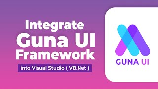 StepbyStep Guide Offline Integration of Guna UI Framework into Visual Studio using VBNet [upl. by Billy325]