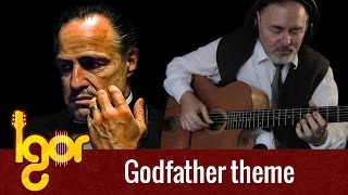 The Gоdfather Theme  acoustic fingerstyle guitar [upl. by Feola]