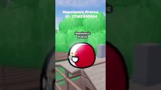 Napoleonic France ID roblox cbw viral fyp france napoleon countryballs [upl. by Meridith]