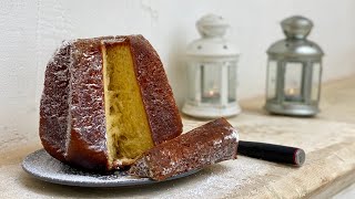 PANDORO Fatto in casa SENZA planetaria con lievito di birra 😋 PANDORO SFOGLIATO ricetta facile [upl. by Ahsenot604]