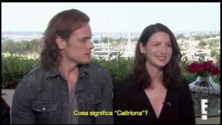 SUB ITA quotIs Sam Heughan Single Does Caitriona Balfe have a sisterquot [upl. by Ankeny526]