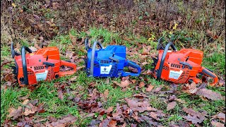 Husqvarna 395xp vs FarmerTec G395xp vs Husqvarna 394xp same bar amp chain [upl. by Ainoval114]