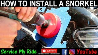 HOW TO INSTALL A SNORKEL [upl. by Loretta]