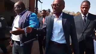 Harare City Council Town Clerk Hosiah Chisango arrive at the Harare Magistrates Courts [upl. by Eyr156]