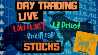 Live day trading scalping small account live stream on thinkorswim [upl. by Cardwell]