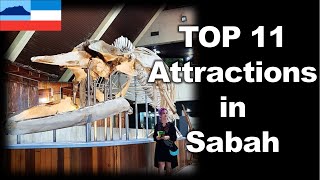 11 Best Places to Visit in Sabah Malaysia Travel Video [upl. by Noiram514]