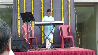 Aarav Pillai playing the Raag Desh in Keyboard  Diwali Celebrn at The Veraton Thane 01112024 [upl. by Aihsiym]