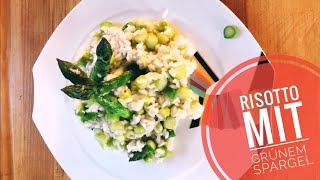 Risotto mit grünem Spargel [upl. by Esina]