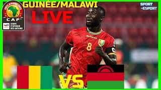 Live GuinéeMalawi • Qualification CAN 2023 [upl. by Eelano133]