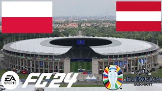 EA SPORTS FC 24  Polska vs Austria UEFA EURO 2024 2 kolejka fazy grupowej [upl. by Heer]