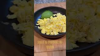 Keto Diet Scrambled Eggs 🍳 CREAM CHEESE SCRAMBLED EGGS [upl. by Nuhsar]