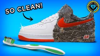 I Tested 5 VIRAL Sneaker Cleaning Hacks  Style Theory [upl. by Tan]