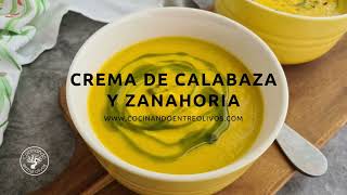 Crema de calabaza y zanahoria sin patata ¡Riquísima [upl. by Arundel]