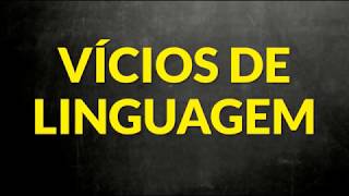 📌Vícios de Linguagem  Resumo Prof Alda [upl. by Germaine155]