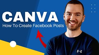 How To Create Facebook Post In Canva Canva Facebook Post Tutorial [upl. by Crispa]