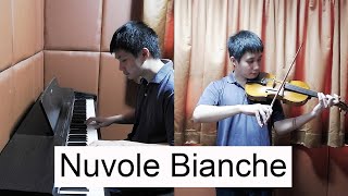 Nuvole Bianche  Ludovico Einaudi Piano amp Violin Cover by Ian Pranandi [upl. by Terzas998]