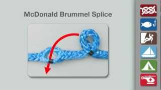 McDonald Brummel Splice  How to Tie a McDonald Brummel Splice [upl. by Adarbil]