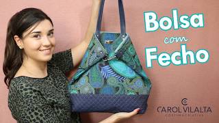 Bolsa com fecho  Carol Vilalta  Mini Série Bolsas Fáceis Ep 1 [upl. by Flosi]