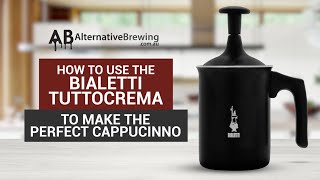 How to Use the Bialetti Tuttocrema Milk Frother [upl. by Tur]