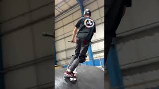 Flip kickless unless kickless 🤯 skatepark flip scootering scooter [upl. by Woodcock70]