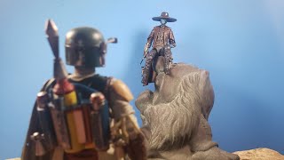 Boba Fett VS Cad Bane Stop Motion Fight Scene [upl. by Latsyrc885]