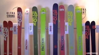 The Faction Candide Thovex Signature Skis Review  ISPO 2015  EpicTV Gear Geek [upl. by Maridel]