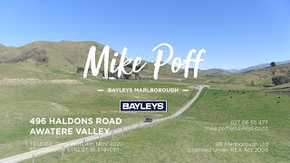 496 Haldons Rd Awatere Valley Marlborough [upl. by Lorin564]