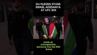 Du Plessis Stuns Adsesanya at UFC 305 [upl. by Hueston]