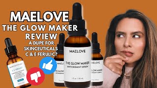 MAELOVE The Glow Maker Antioxidant Serum Review  Nadia Vega [upl. by Nolan]